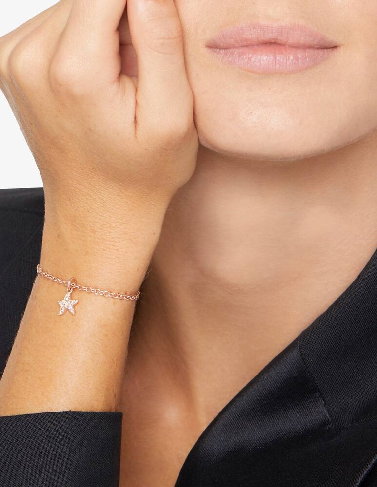 rinascente DoDo Ciondolo Stellina oro rosa diamanti brown