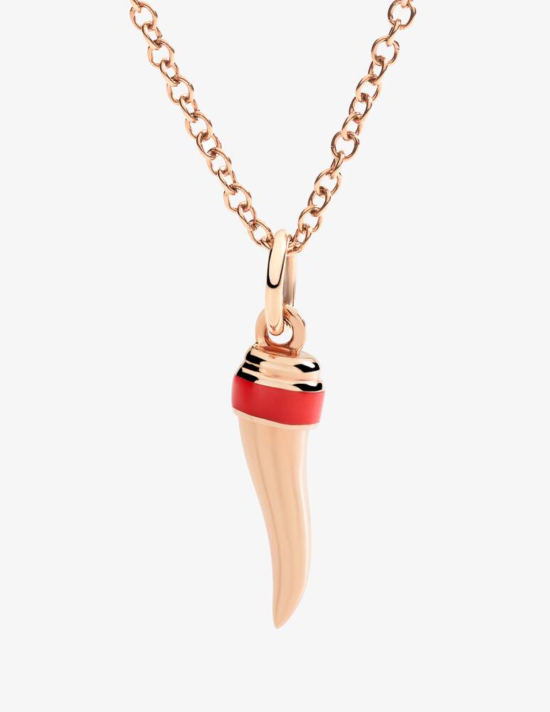 rinascente DoDo Pendant Horn rose gold & enamel