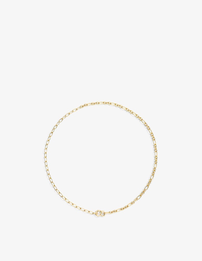 rinascente DoDo Sterling silver 18k yellow gold plating essentials necklace