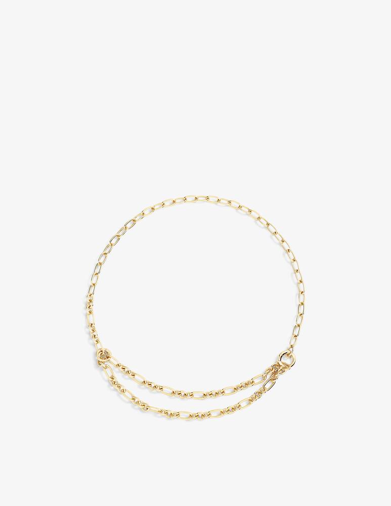 rinascente DoDo Sterling silver 18k yellow gold plating essentials necklace