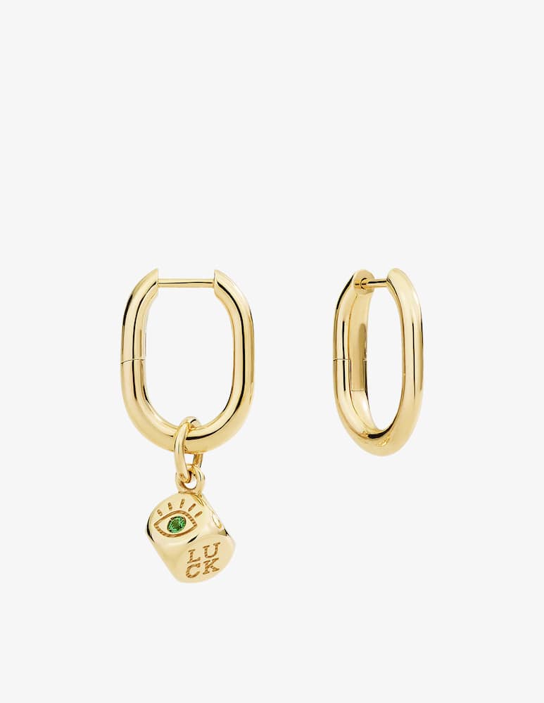 DoDo Ciondolo dado in oro giallo 9K con tsavorite (ct 0,02) - immagine 3 DoDo Ciondolo dado in oro giallo 9K con tsavorite (ct 0,02) - immagine 3