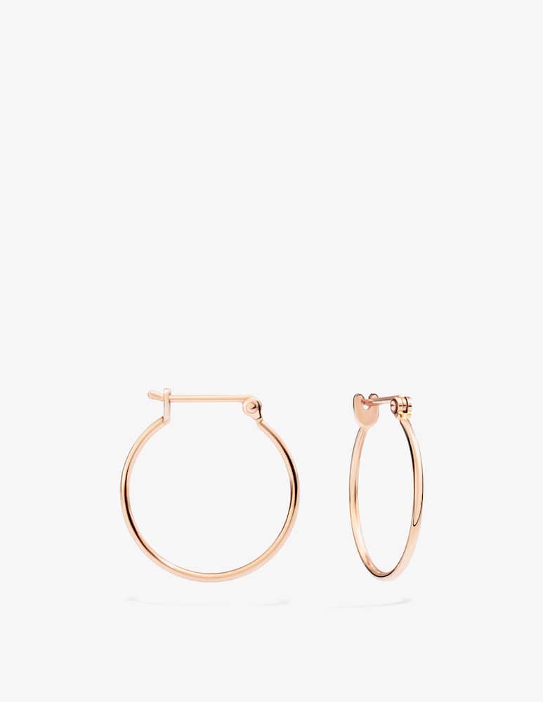 DoDo Orecchini cerchio Essentials in oro rosa 9K modello piccolo - immagine 1 DoDo Orecchini cerchio Essentials in oro rosa 9K modello piccolo - immagine 1