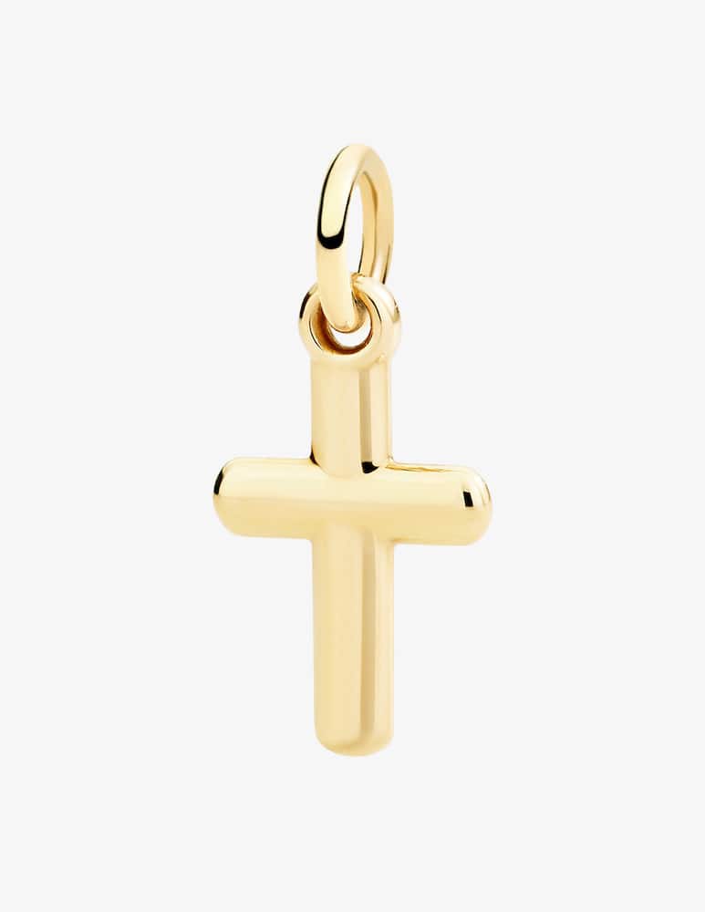 rinascente DoDo 9k yellow gold cross charm