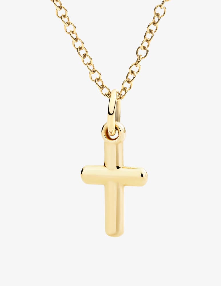 rinascente DoDo 9k yellow gold cross charm