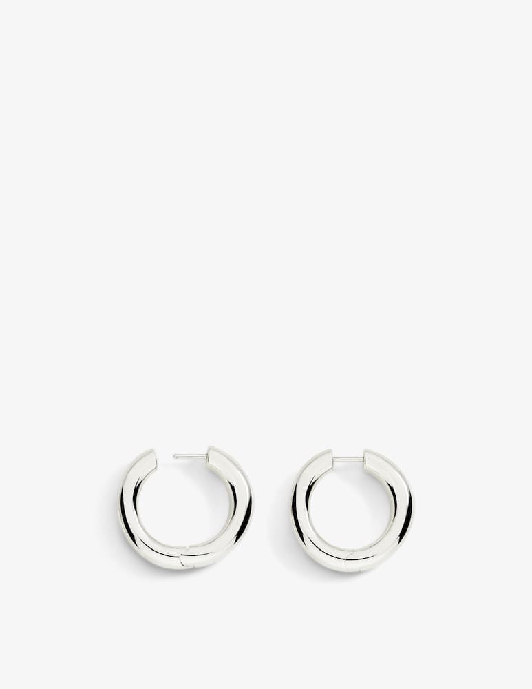rinascente DoDo Orecchini hoop pepita in argento modello grande