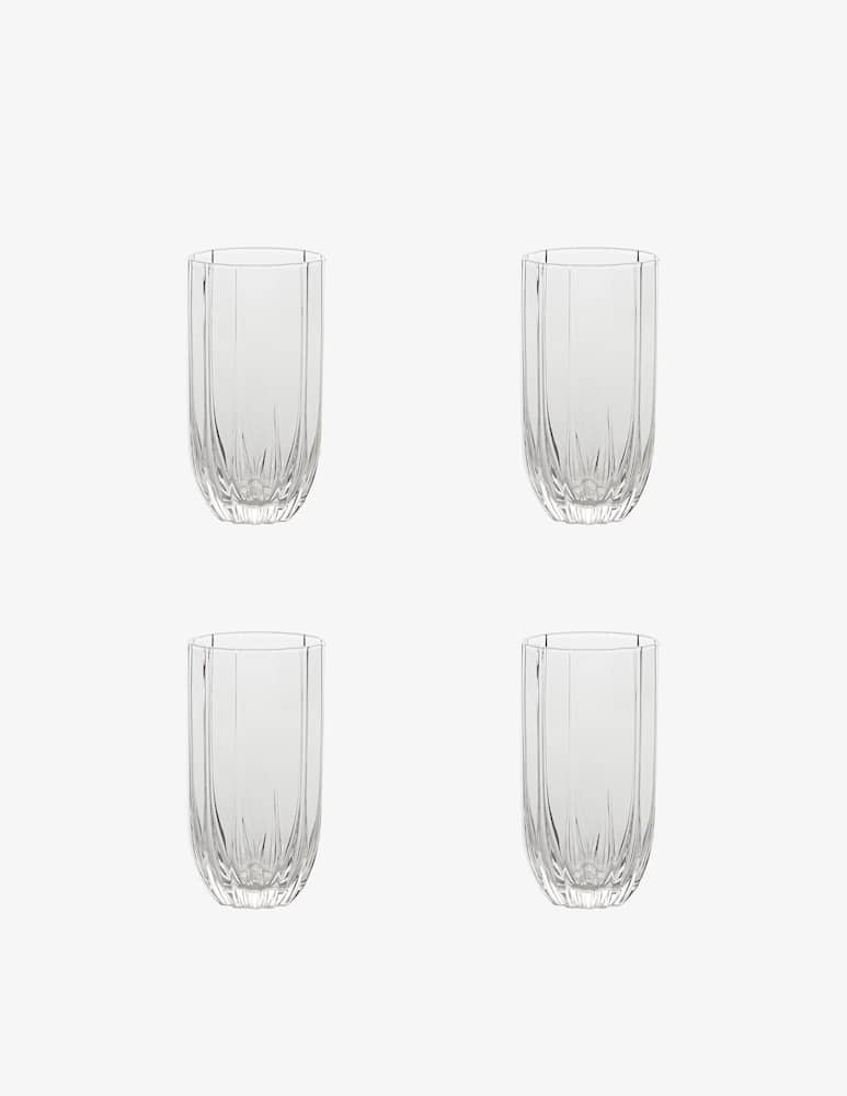 rinascente Zafferano Margherita Highball Set 4 Pcs
