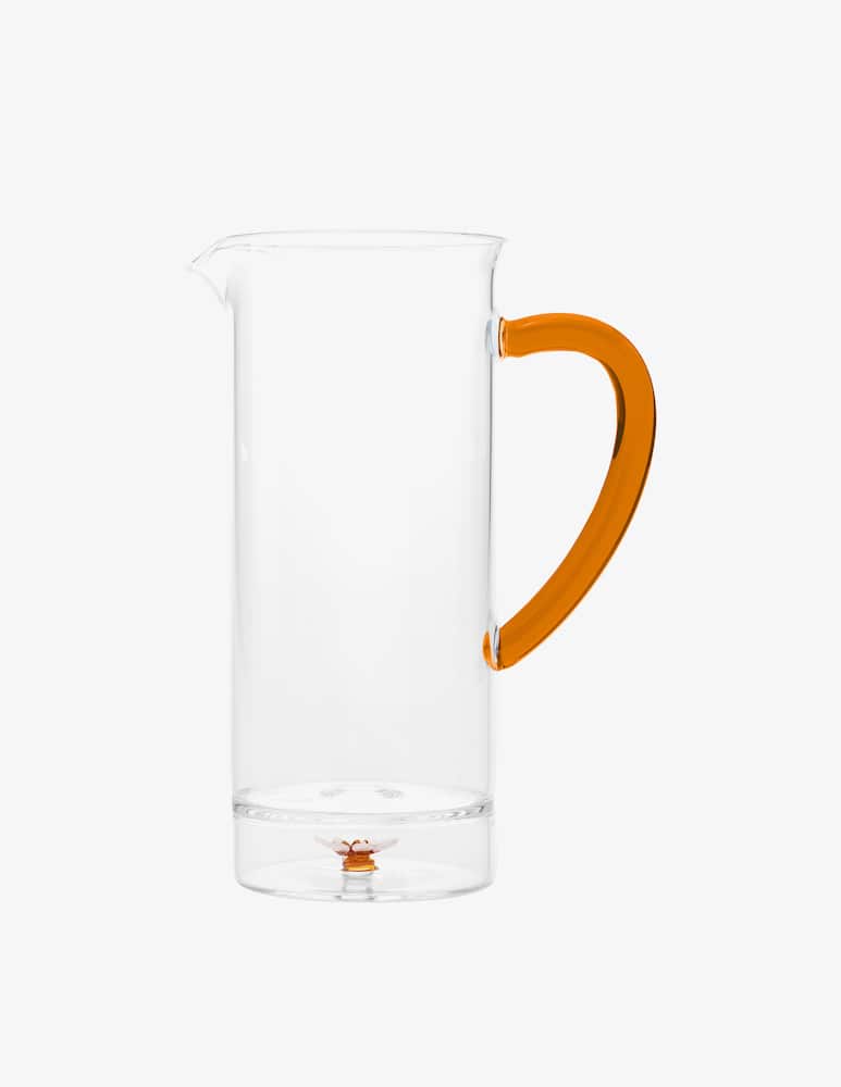 rinascente Zafferano Teca Spring Caraffa Fiore Bianco-Ambra