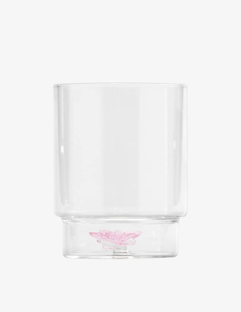 rinascente Zafferano Teca Spring Bicchiere Farfalla Rosa Set 4pz