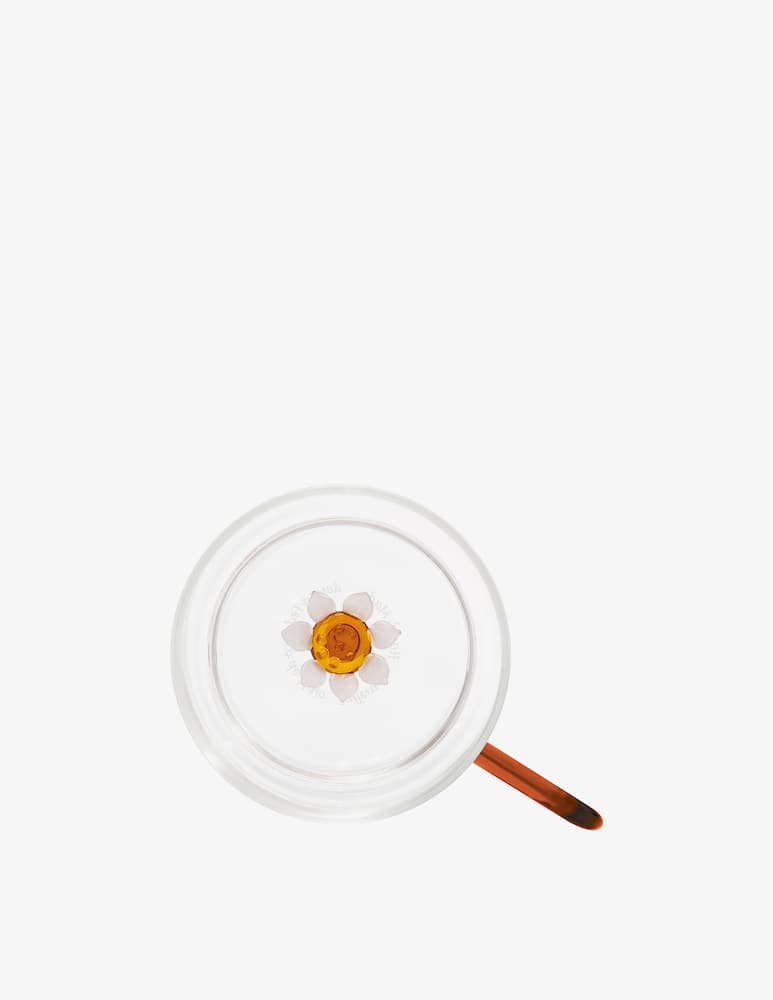 rinascente Zafferano Teca Spring Mug Fiore Bianco-Ambra