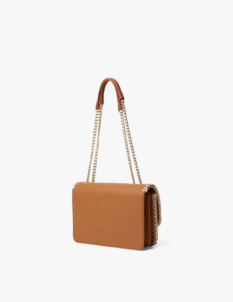 rinascente Love Moschino Stitch flap bag