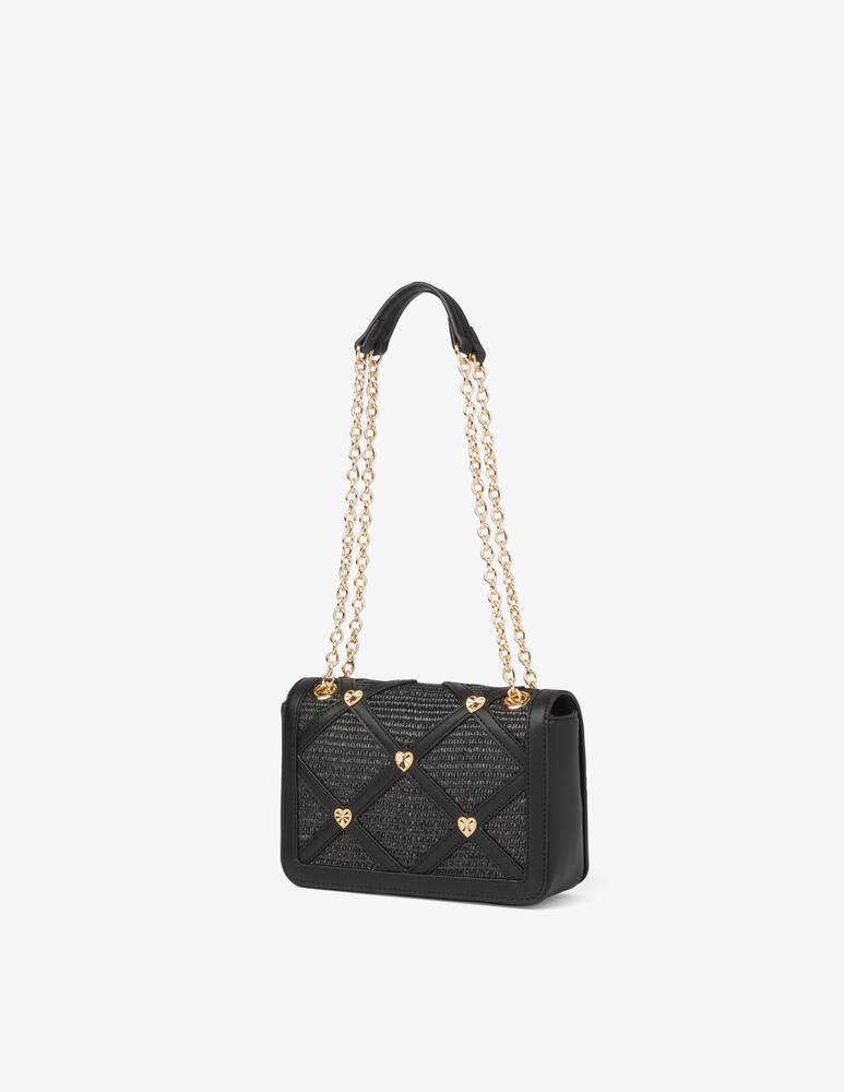 rinascente Love Moschino Flap bag with Sum chain