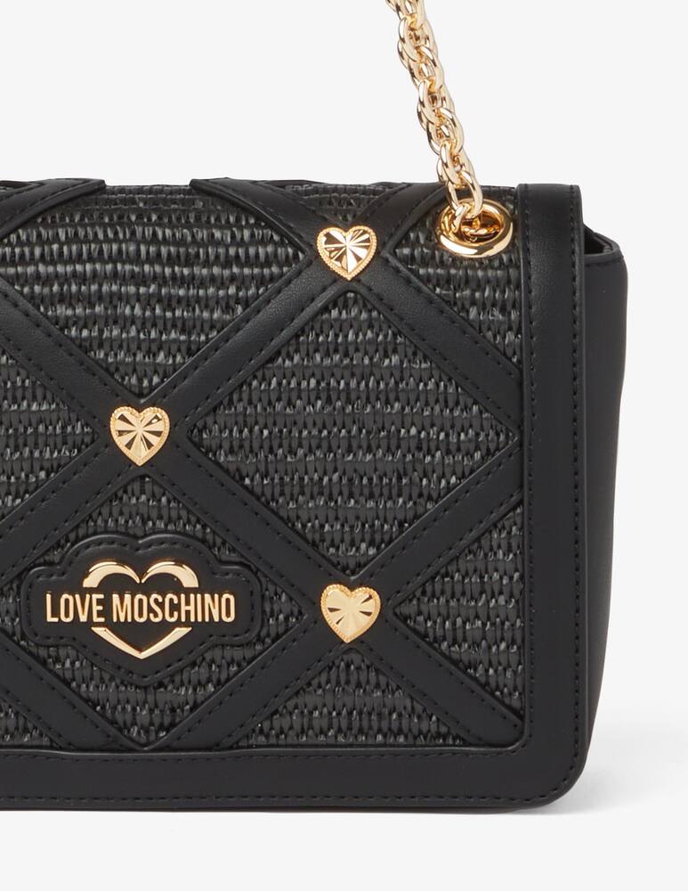 rinascente Love Moschino Flap bag with Sum chain