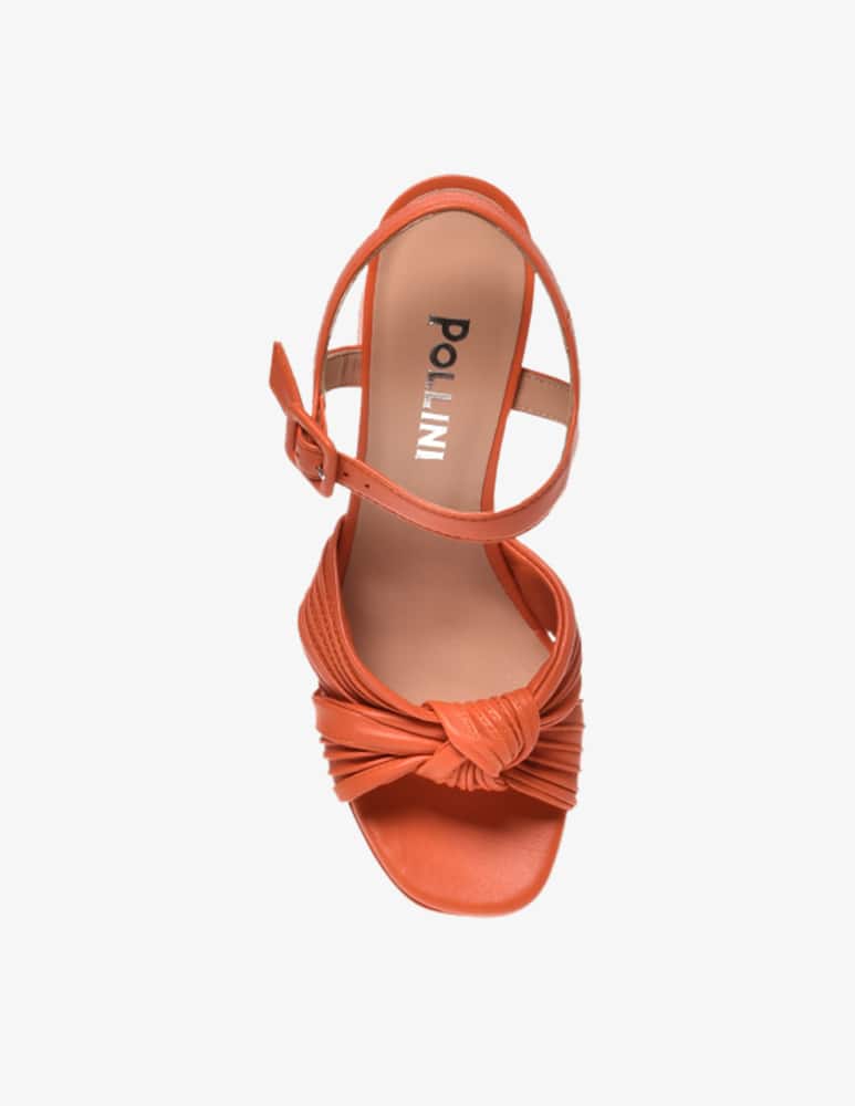 rinascente Pollini Leather heeled sandals