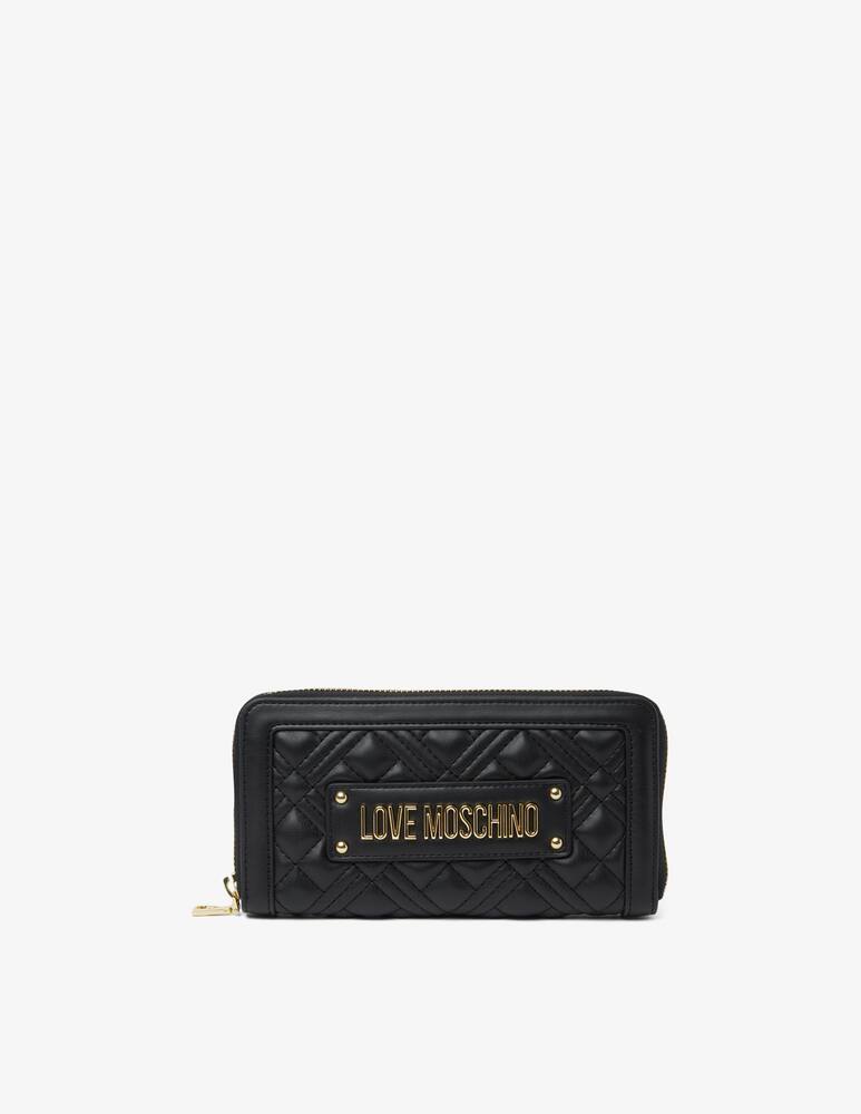 rinascente Love Moschino Portafoglio L zip around trapuntato