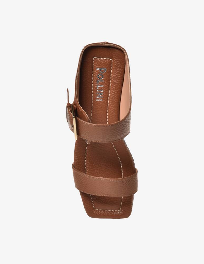 rinascente Pollini Flat leather sandals