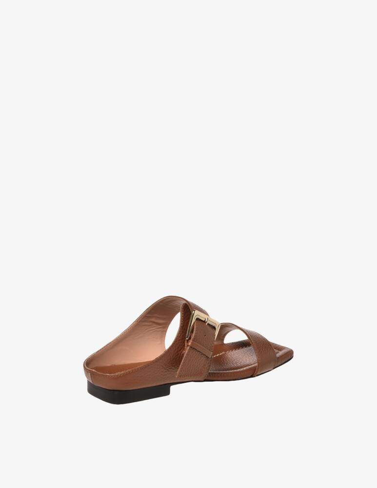 rinascente Pollini Flat leather sandals