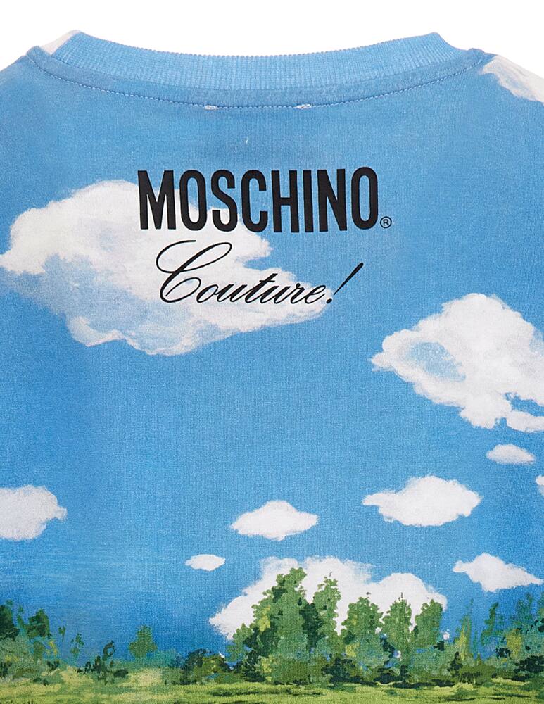 rinascente Moschino Maglietta girocollo manica corta maxi