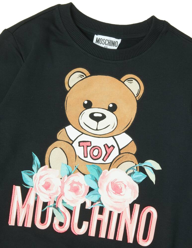 Moschino Maglione girocollo manica lunga in cotone - immagine 2 Moschino Maglione girocollo manica lunga in cotone - immagine 2