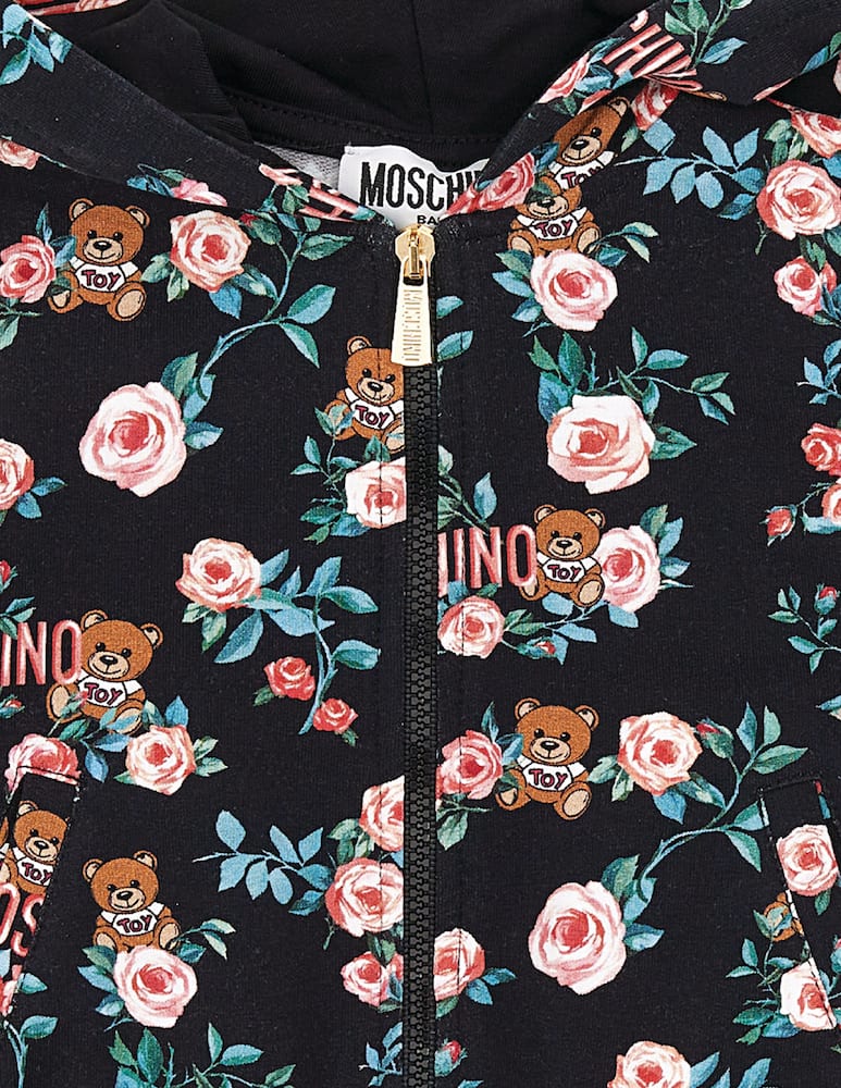 Moschino Felpa con cappuccio e zip - immagine 2 Moschino Felpa con cappuccio e zip - immagine 2
