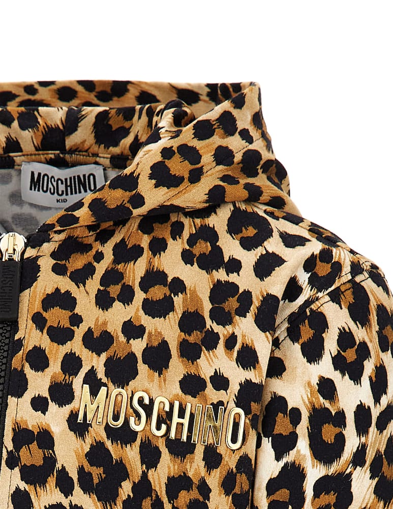 Moschino Felpa con cappuccio in cotone - immagine 2 Moschino Felpa con cappuccio in cotone - immagine 2