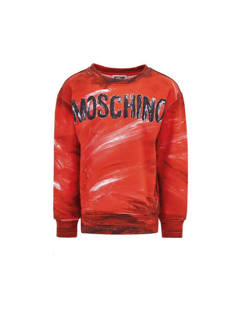rinascente Moschino Maglione girocollo manica lunga in cotone