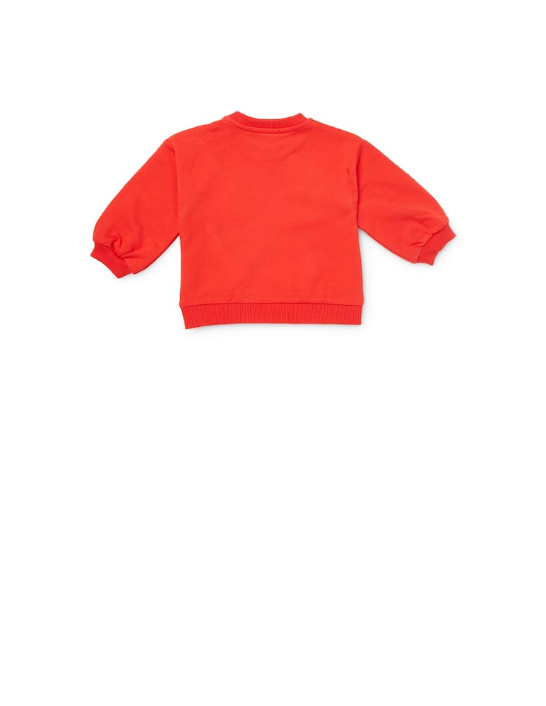 Moschino Felpa girocollo in cotone - Rosso - immagine 3 Moschino Felpa girocollo in cotone - Rosso - immagine 3