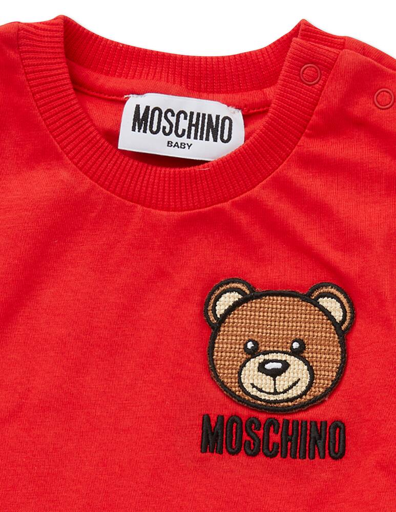 rinascente Moschino Maglietta girocollo manica corta - Rosso