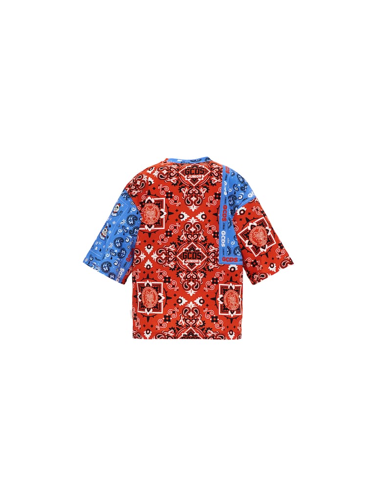 rinascente GCDS Maglietta manica corta maxi - Rosso