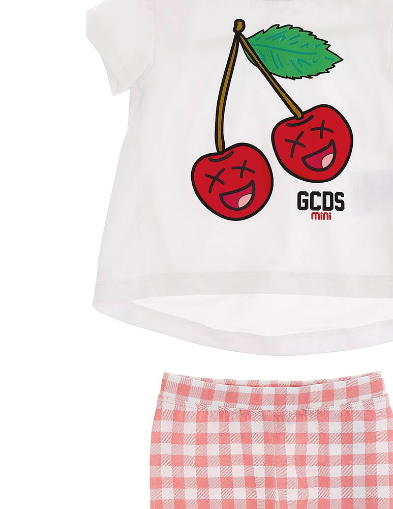 rinascente GCDS Completo maxi maglietta e leggings - Rosa