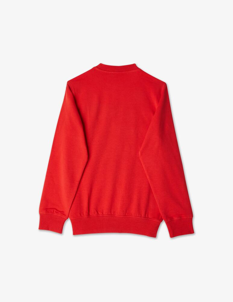 rinascente Moschino Felpa girocollo in cotone - Rosso