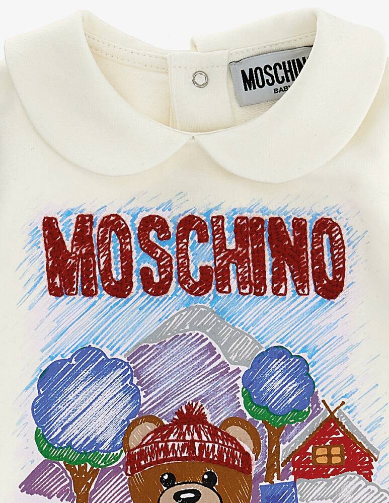 rinascente Moschino Tutina in cotone - Bianco