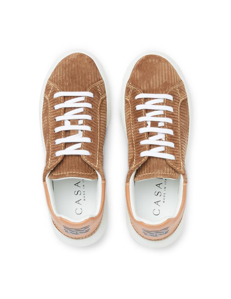 rinascente Casadei Sneakers basse Off Road Velvet Goldmine