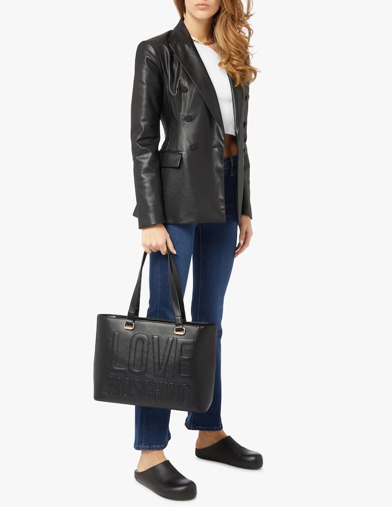 rinascente Love Moschino Borsa a spalla Billboard - nero