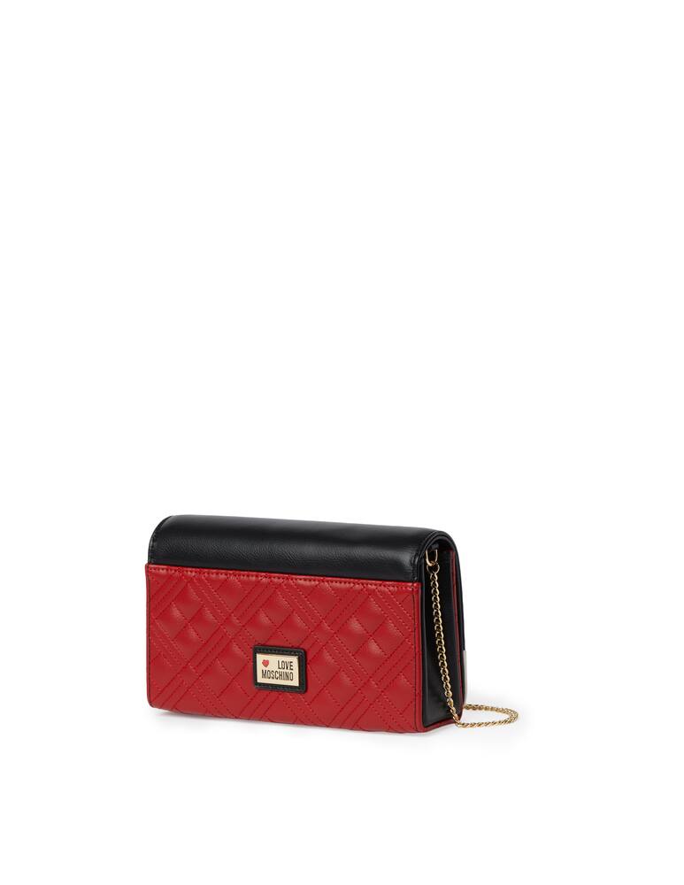 rinascente Love Moschino Crossbody evening bag Heart - black