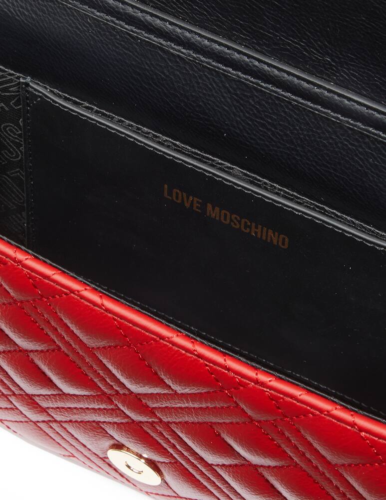 rinascente Love Moschino Crossbody evening bag Heart - black