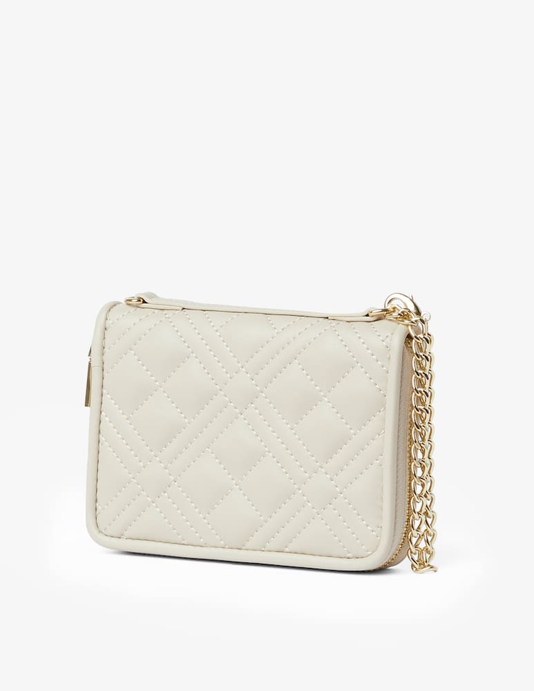 rinascente Love Moschino Bag Charm trapuntato - bianco