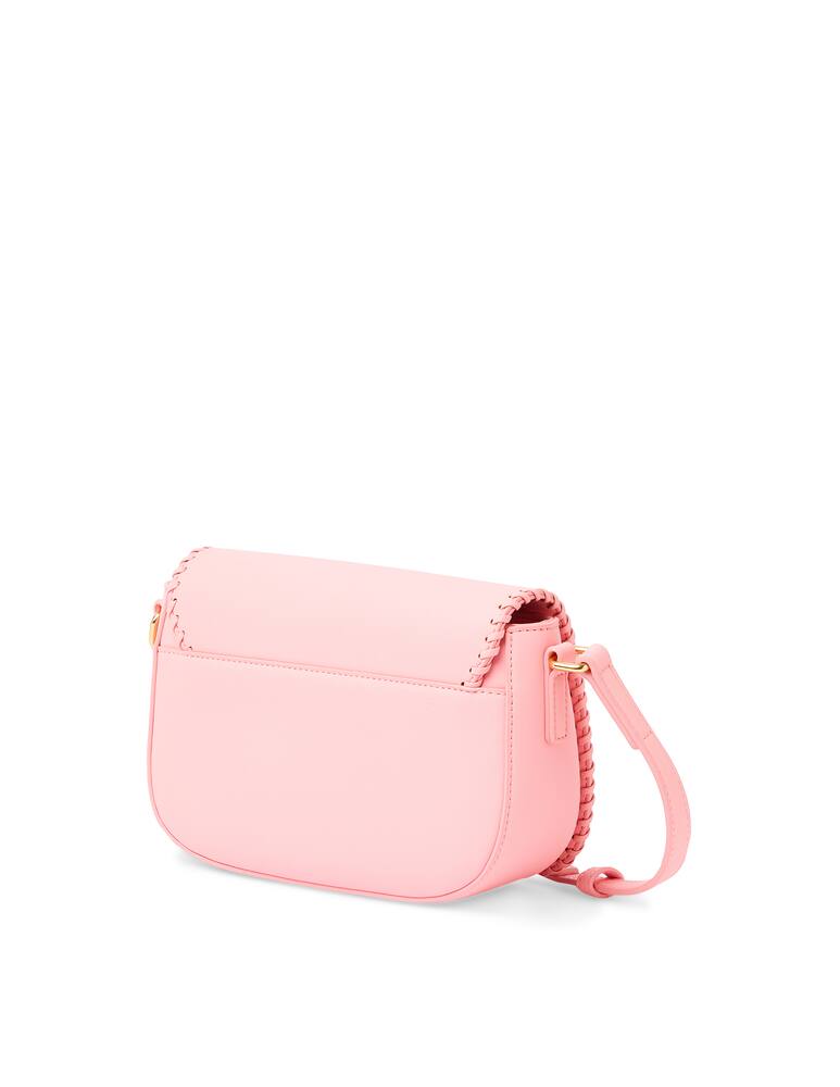 rinascente Love Moschino Borsa a tracolla con cuore allacciato - rosa