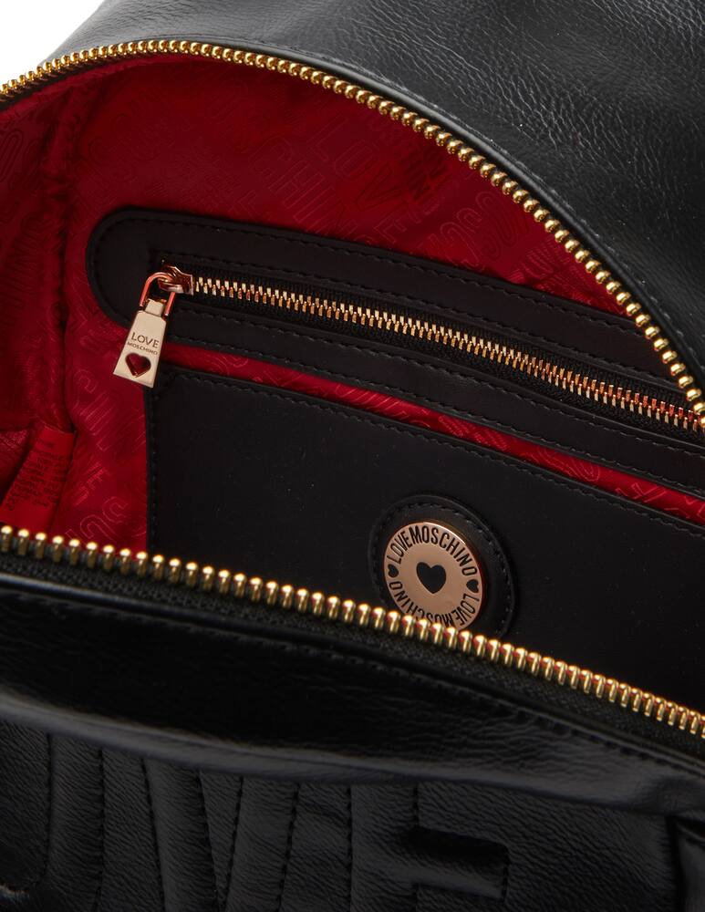 rinascente Love Moschino Billboard backpack - black