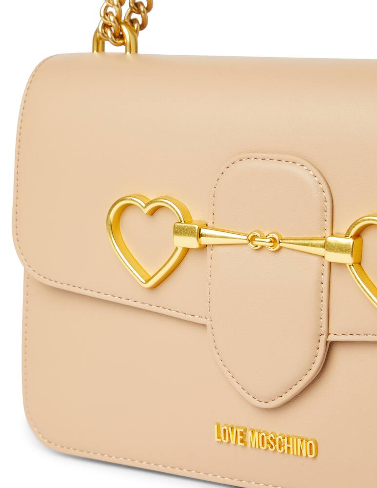 rinascente Love Moschino Borsa a spalla Heartbit - beige