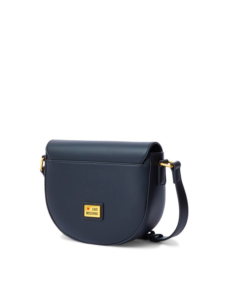 rinascente Love Moschino Heartbit crossbody bag - black