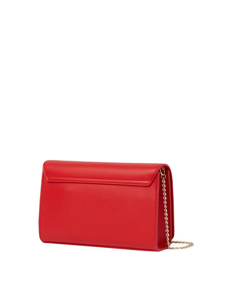 rinascente Love Moschino Crossbody evening bag with lettering - red