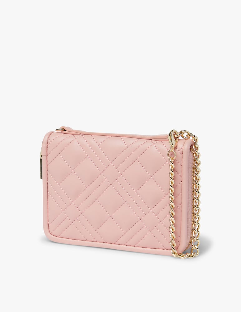 rinascente Love Moschino Portafogli trapuntato Bag Charm - rosa