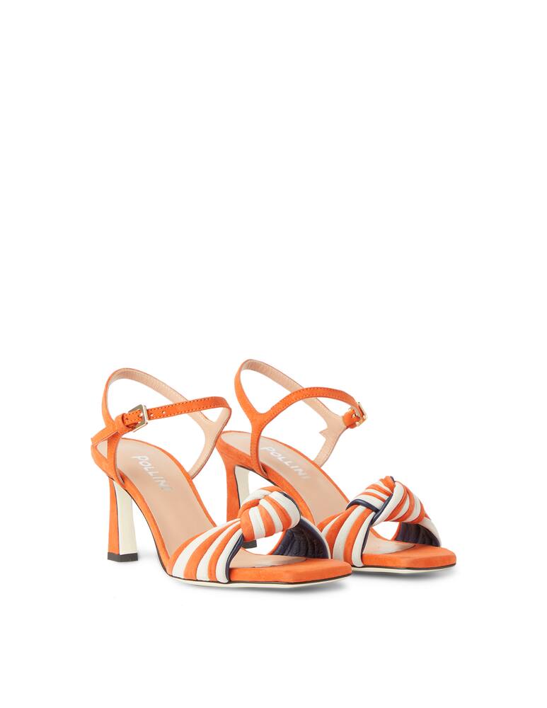 rinascente Pollini Heeled sandals with strap - orange