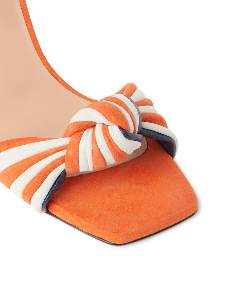 rinascente Pollini Heeled sandals with strap - orange