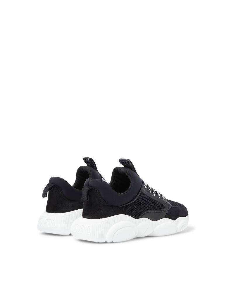 rinascente Moschino Teddy sustainable sneakers - black