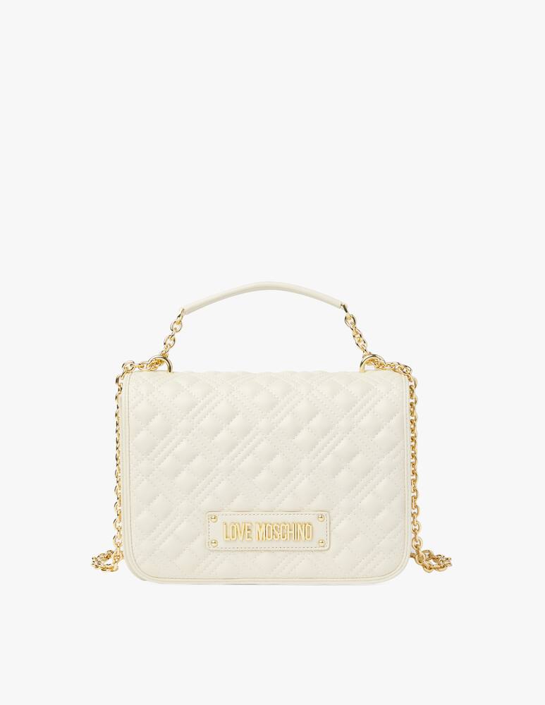 rinascente Love Moschino Borsa a tracolla trapuntata M - bianco