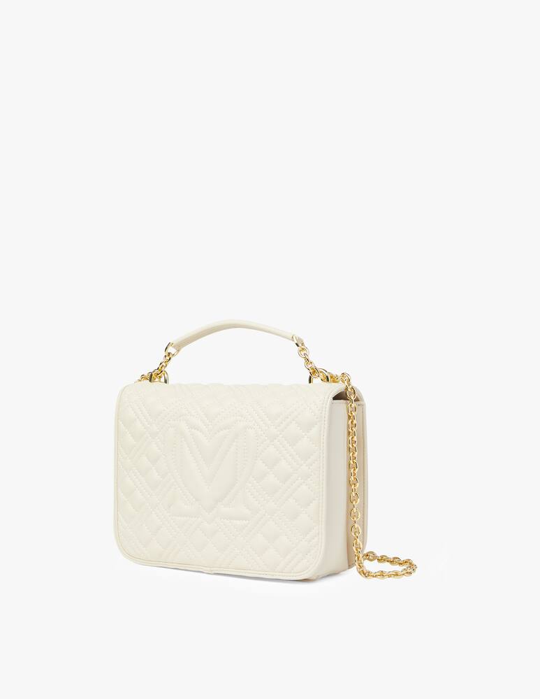rinascente Love Moschino Borsa a tracolla trapuntata M - bianco