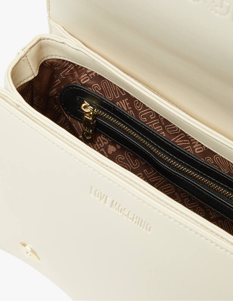 rinascente Love Moschino Borsa a tracolla trapuntata M - bianco