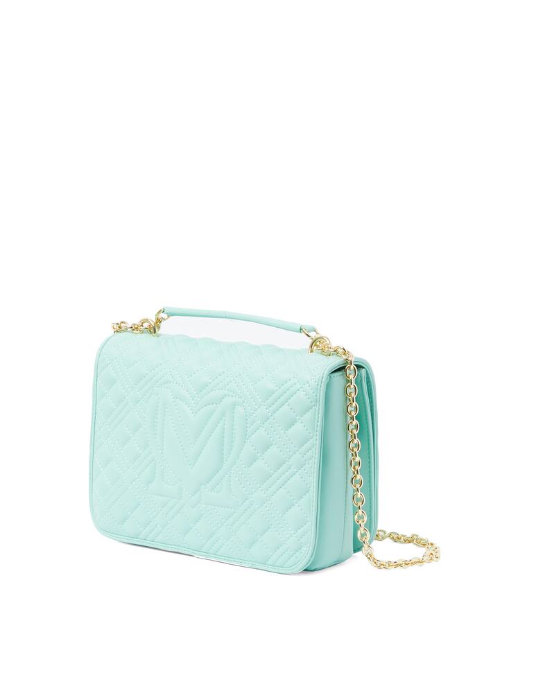 rinascente Love Moschino Quilted crossbody bag M - green