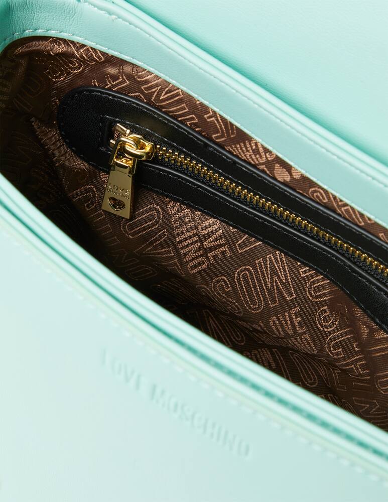 rinascente Love Moschino Quilted crossbody bag M - green